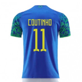 Brasilien Philippe Coutinho 11 2023/2024 Borta Fotbollströjor Kortärmad
